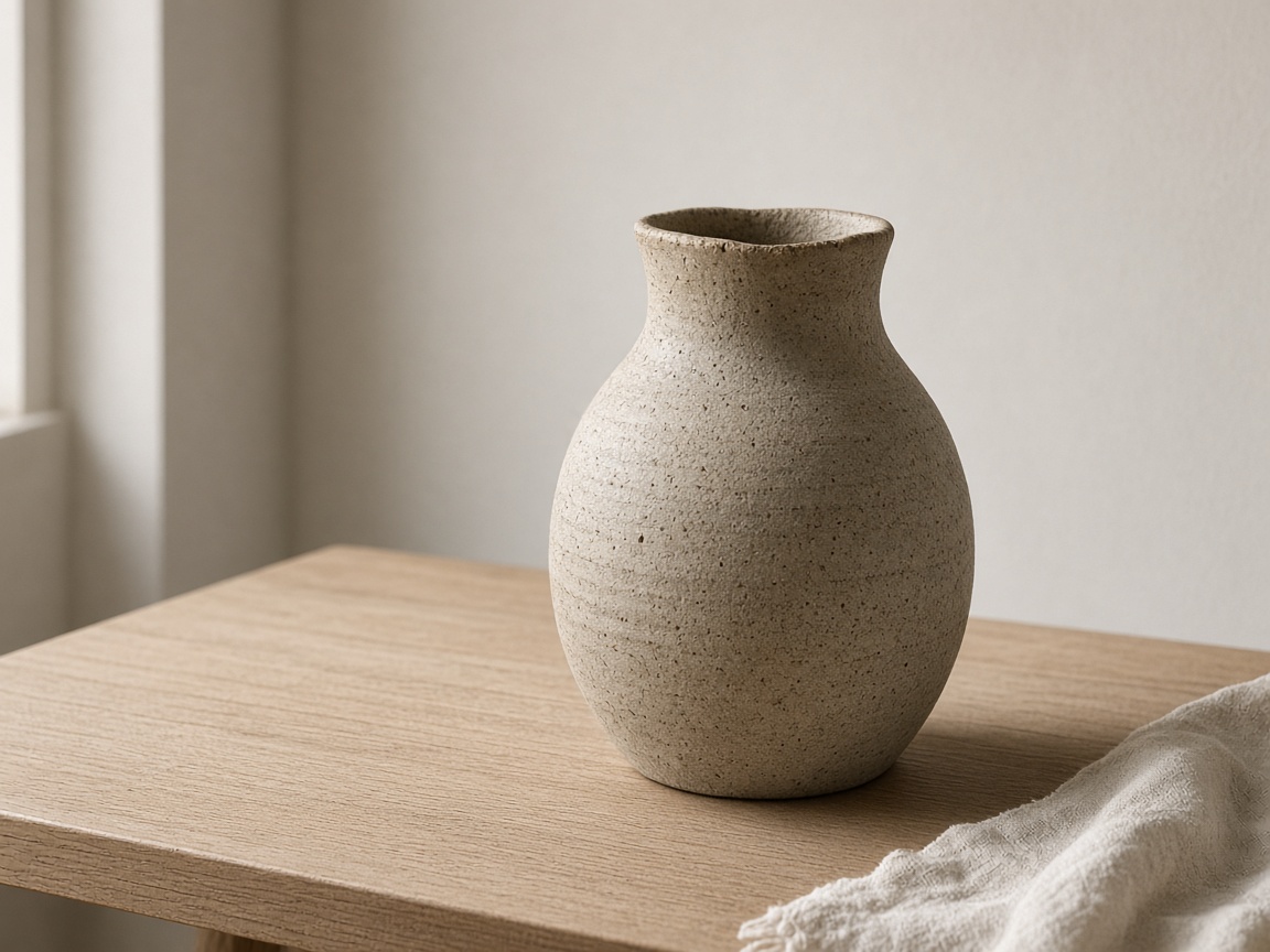 Ceramic on oak